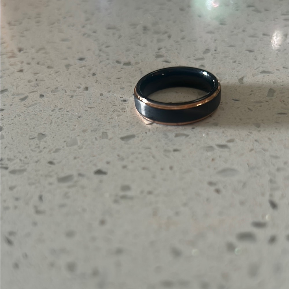 Black and Gold Men's Ring